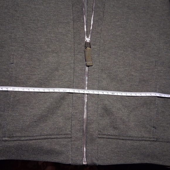 VICTORIA Green Zip Up Jacket with Stand-Up Collar - Picture 5 of 7